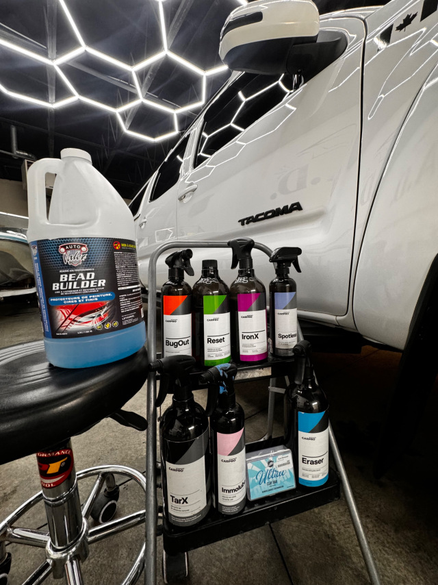 exterior hand wash wax detailing shine